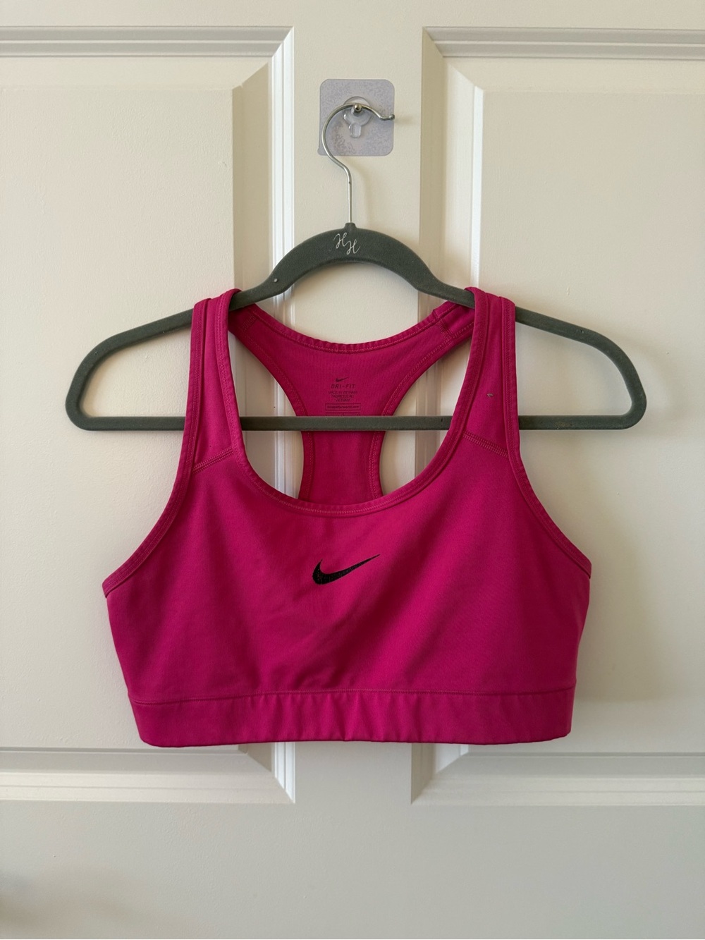 Nike Women's Pink Medium Support Sports Bra